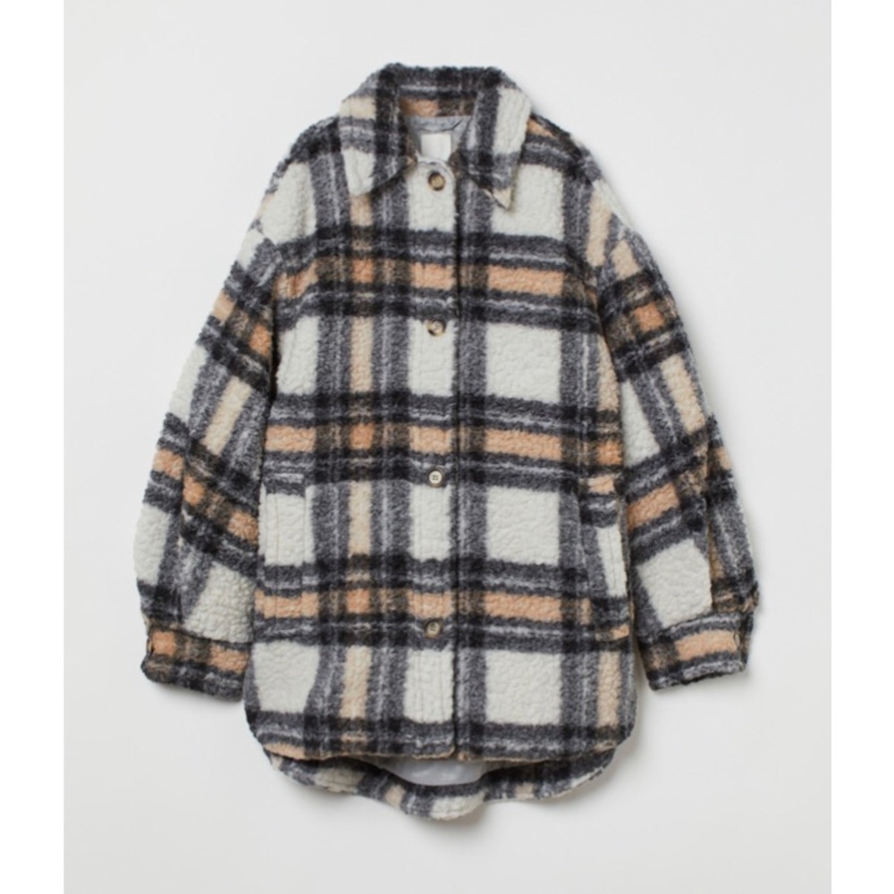 H&M faux shearling shacket - Picture 9 of 12